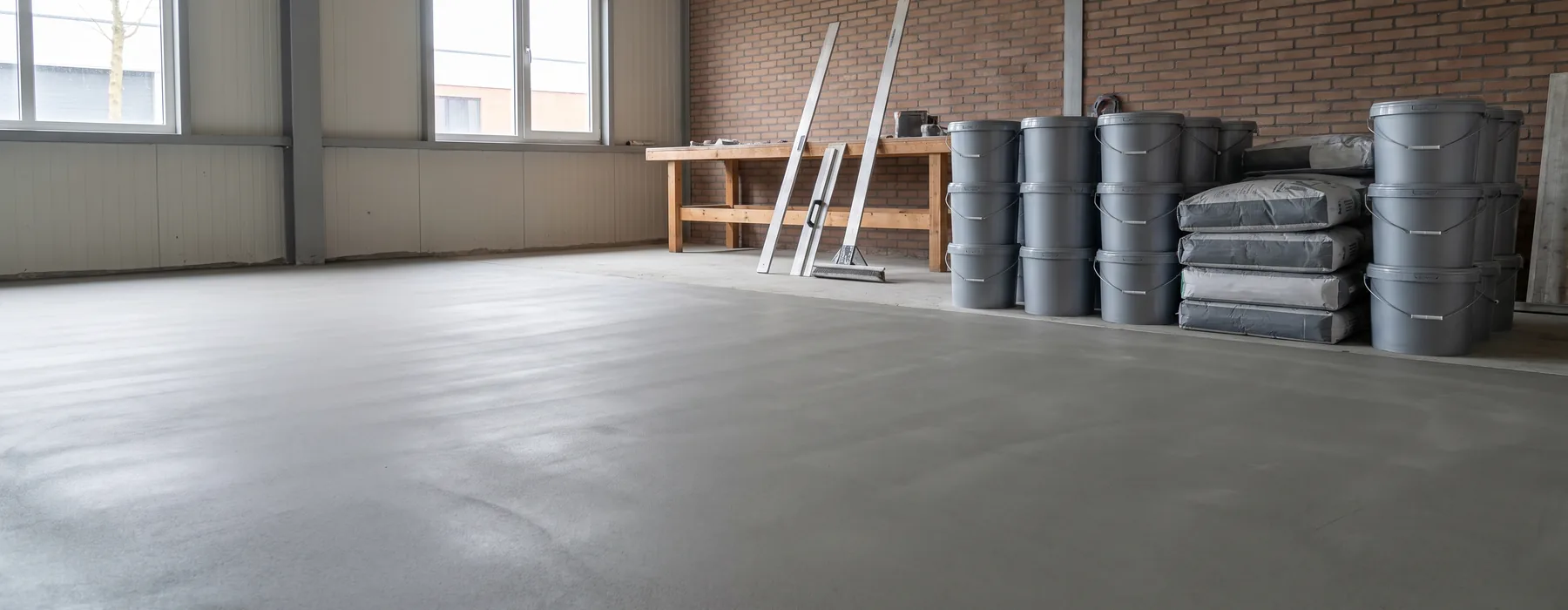 gereedschap-lege-garage-met-bouwmaterialen